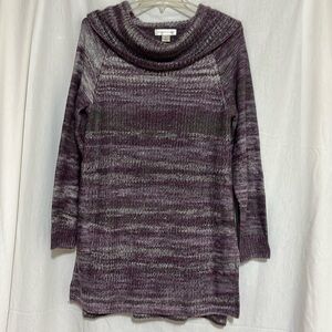 Christopher & banks cowl neck long sweater size medium
